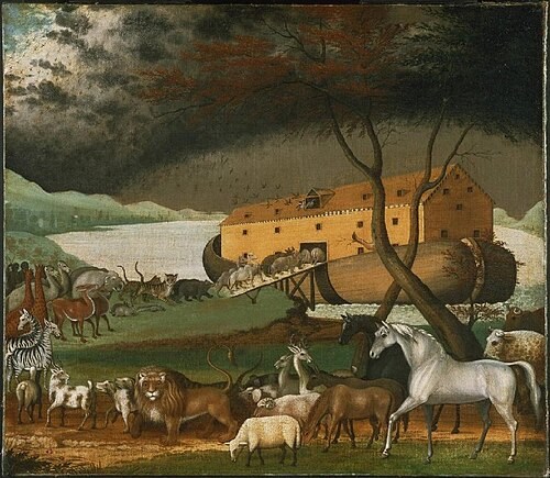 «Ноев ковчег». Художник Эдвард Хикс, 1846.