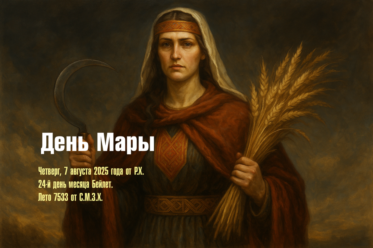 Мара ступает по бережью Нави. 
В одной руке у неё серп, в другой – зерно. 
Там, где она прошла, прорастает новое. 
Не бойся её – бойся остаться там, где твоя душа уже ушла.