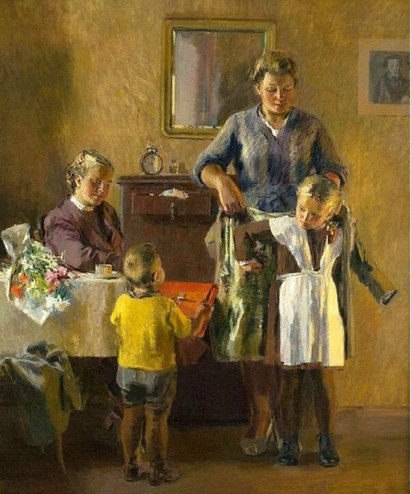 Владимир Васильев «Первоклассница» (1949)