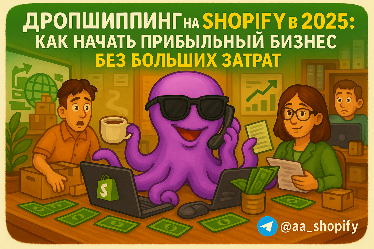    Дропшиппинг на Shopify в 2025: как начать прибыльный бизнес без больших затрат aa_ecom