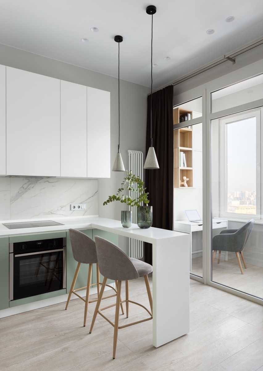 Фотография интерьера дизайн-студии Полины Агафоновой