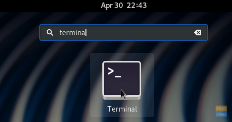 Запуск терминала