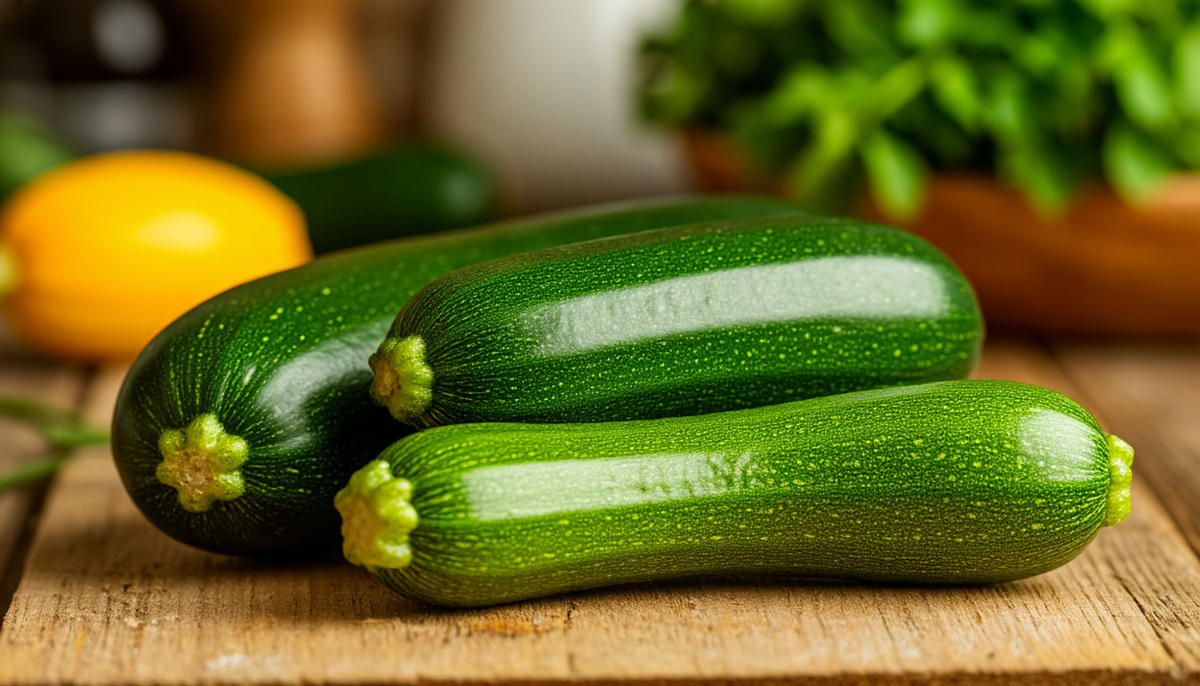 Цуккини. Картинка создана автором в Шедеврум