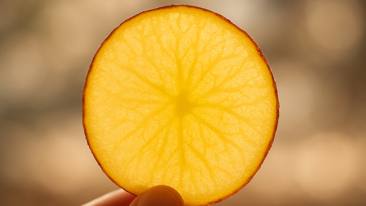 Тонко нарезанный картофель