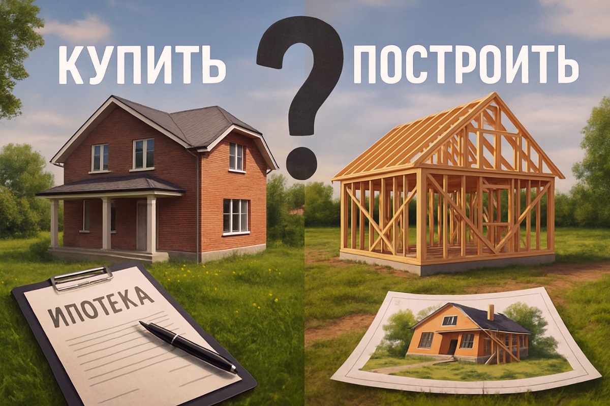 Что выгоднее: купить участок и строить или взять готовый дом с ипотекой? 