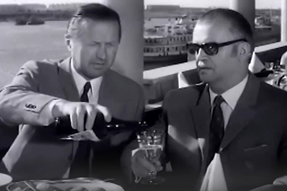    Северный речной вокзал. Кадр из фильма «Судьба резидента» (1970)