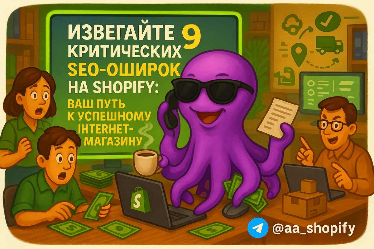    Избегайте 9 критических SEO-ошибок на Shopify: ваш путь к успешному интернет-магазину! aa_ecom