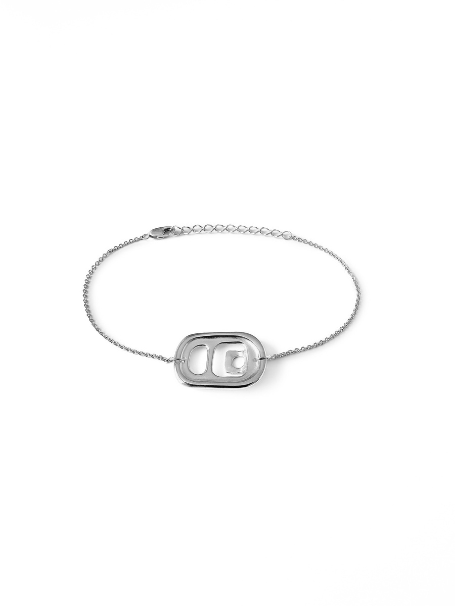 Серебряный браслет на цепочке «Открывайся»