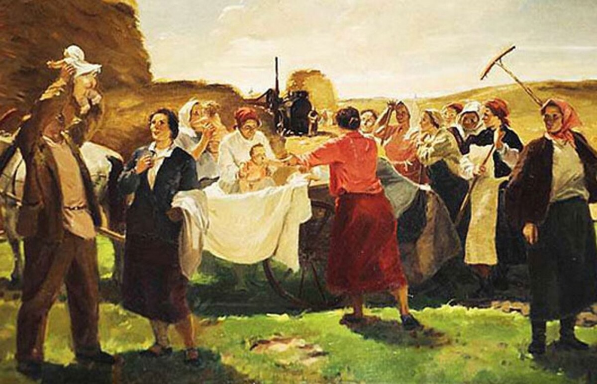    Т.Г. Гапоненко — На обед к матерям. 1935. ГТГ