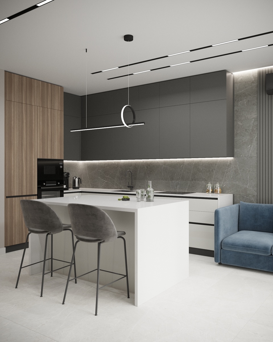 Проект Анны Дмитриевой. Керамогранит Skala