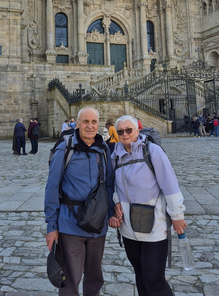 На площади в Сантьяго-де -Компостела