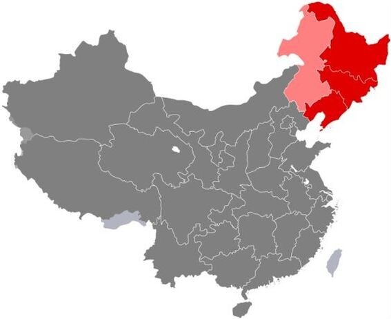 Часть Маньчжурии в современном Китае