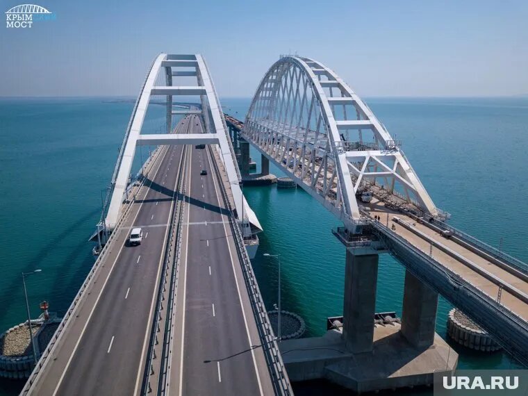 Движение на Крымском мосту перекрыли в 2 часа ночи по московскому времени. Фото: Официальный сайт «Крымский мост»