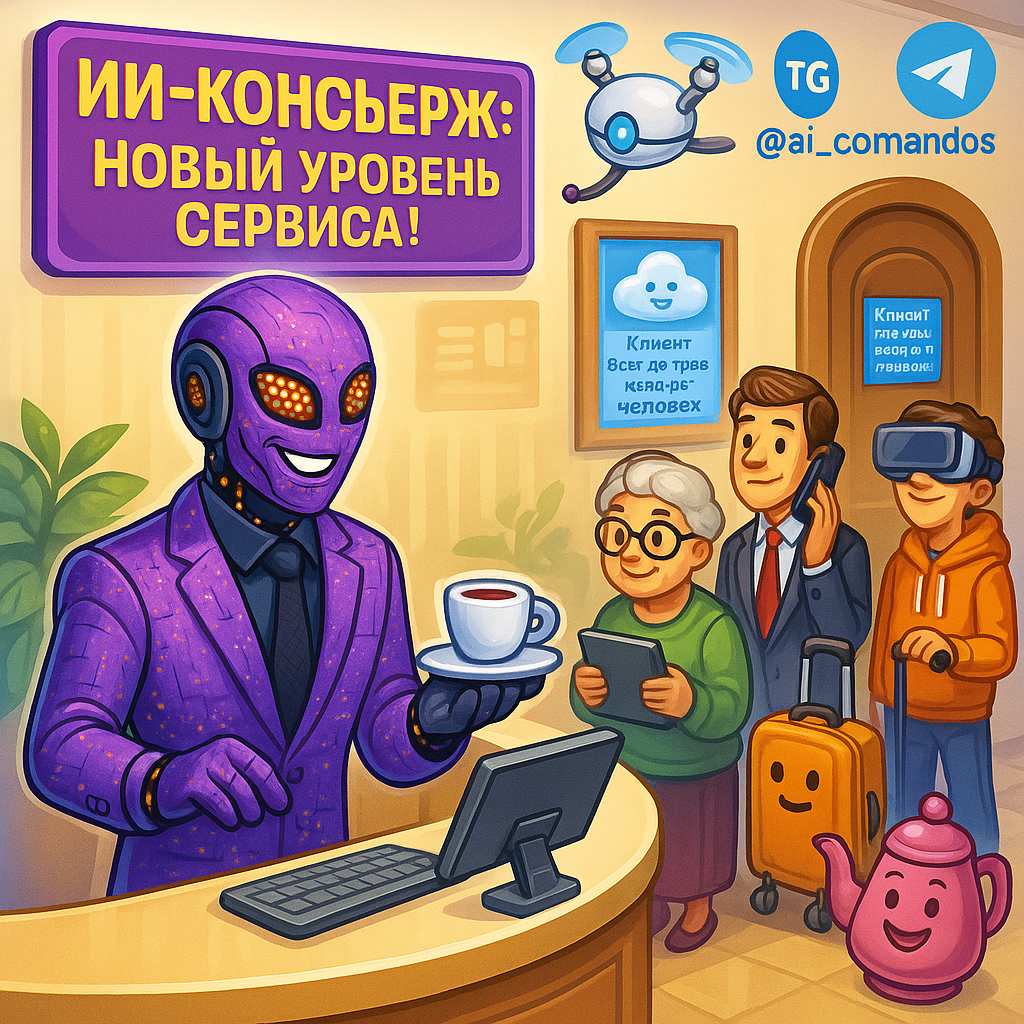    ИИ-КОНСЬЕРЖ: КАК БИЗНЕСЫ УВЕЛИЧИВАЮТ ПРОДАЖИ НА 340% И СНИЖАЮТ ЗАТРАТЫ НА КЛИЕНТСКИЙ СЕРВИС В 5 РАЗ БЕЗ ЕДИНОГО СОТРУДНИКА Дмитрий Попов | Comandos.ai
