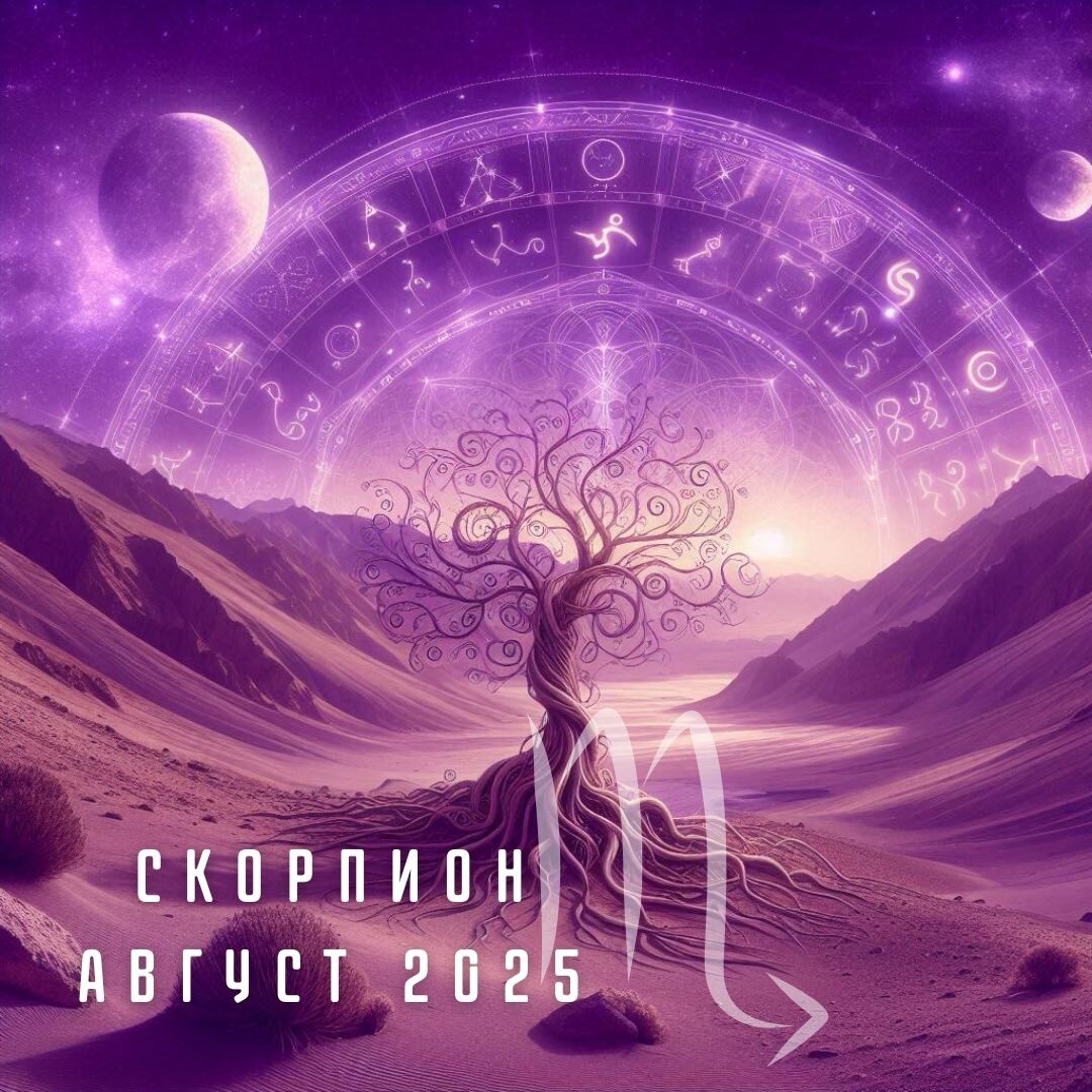 Гороскоп на Август 2025 для Скорпионов. Астролог Екатерина Юдина
