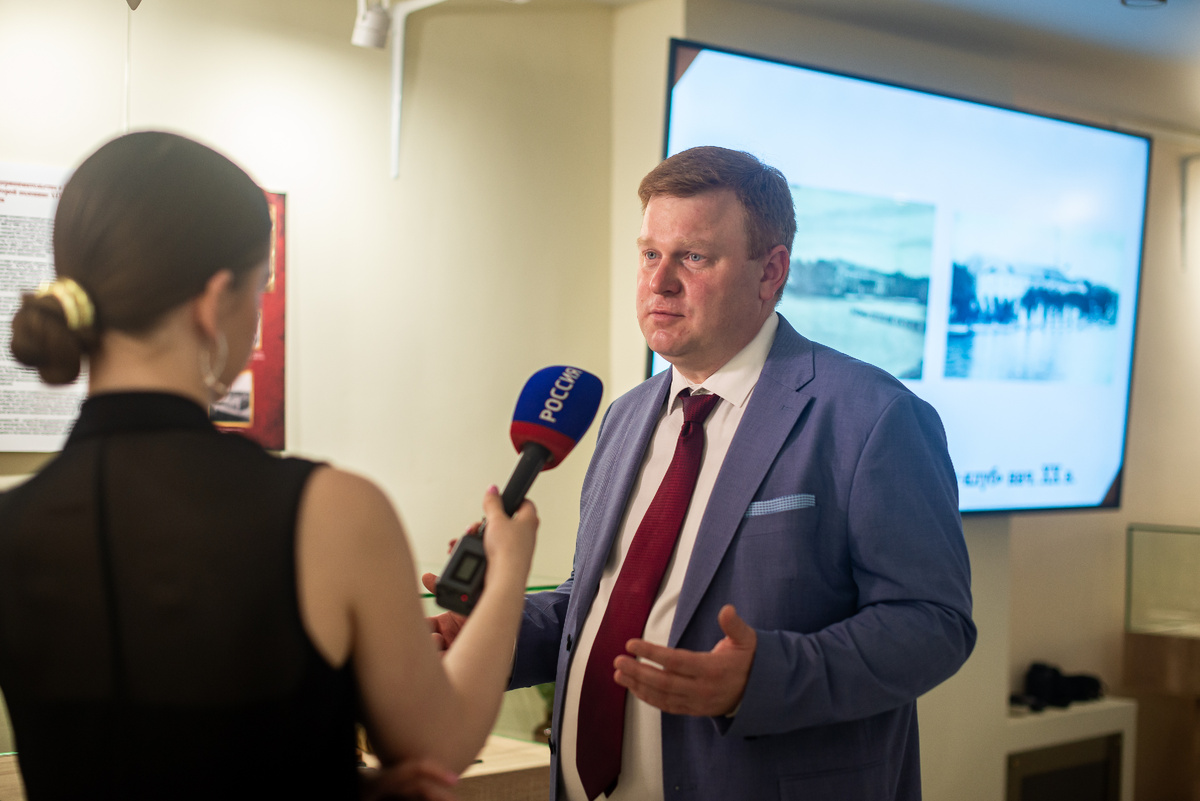 Кудинов Сергей. Интервью «Россия 1» в день открытия Музея Предпринимательства 