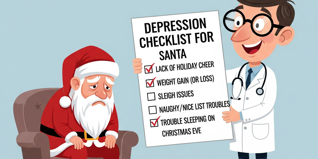 Не проси у Санты антидепрессанты! Пройди короткий чек-лист, чтобы понять, нужны ли они тебе
