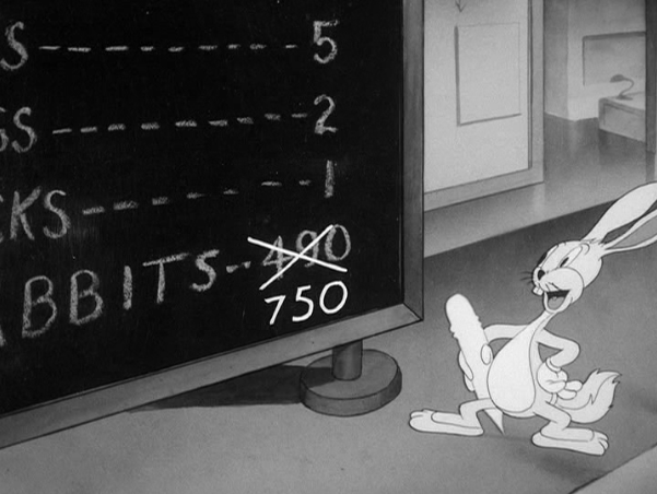 Кадр из мультфильма Patient Porky "1940„