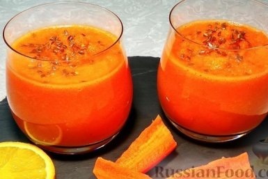 Фигуре на пользу: смузи из яблока, моркови и апельсина без грамма сахара  📷
