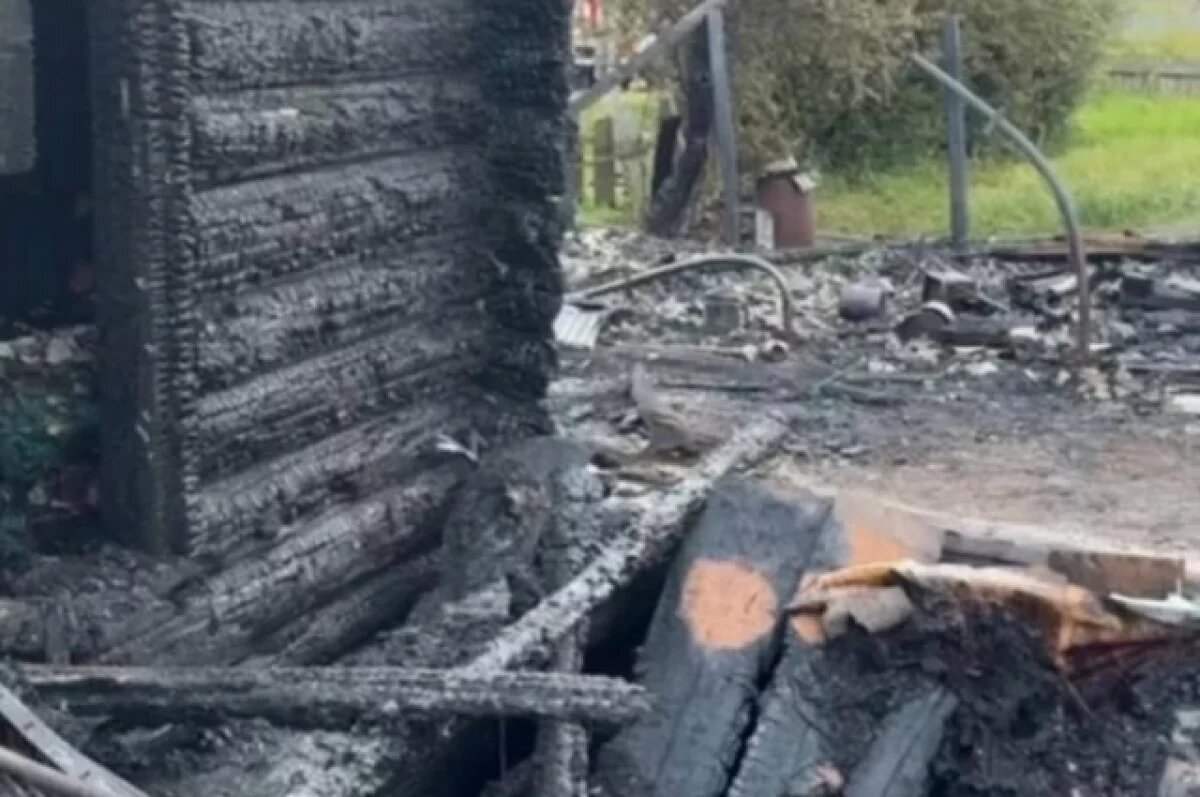    Мужчина погиб на пожаре в деревянном доме в Удмуртии