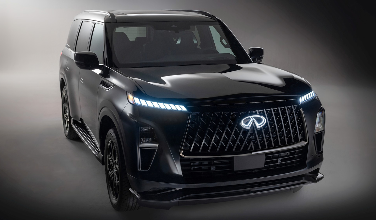 Infiniti QX80 Sport 2026 модельного года – версия «антихром»