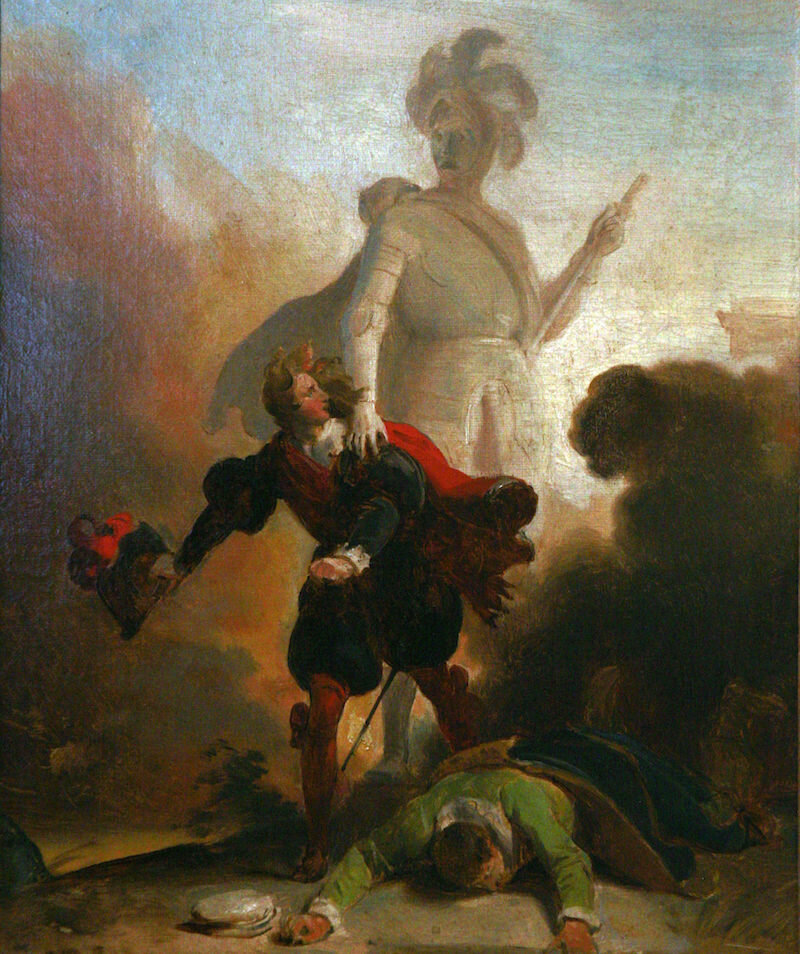 Александр-Эварист Фрагонар, «Дон Жуан и статуя командора»