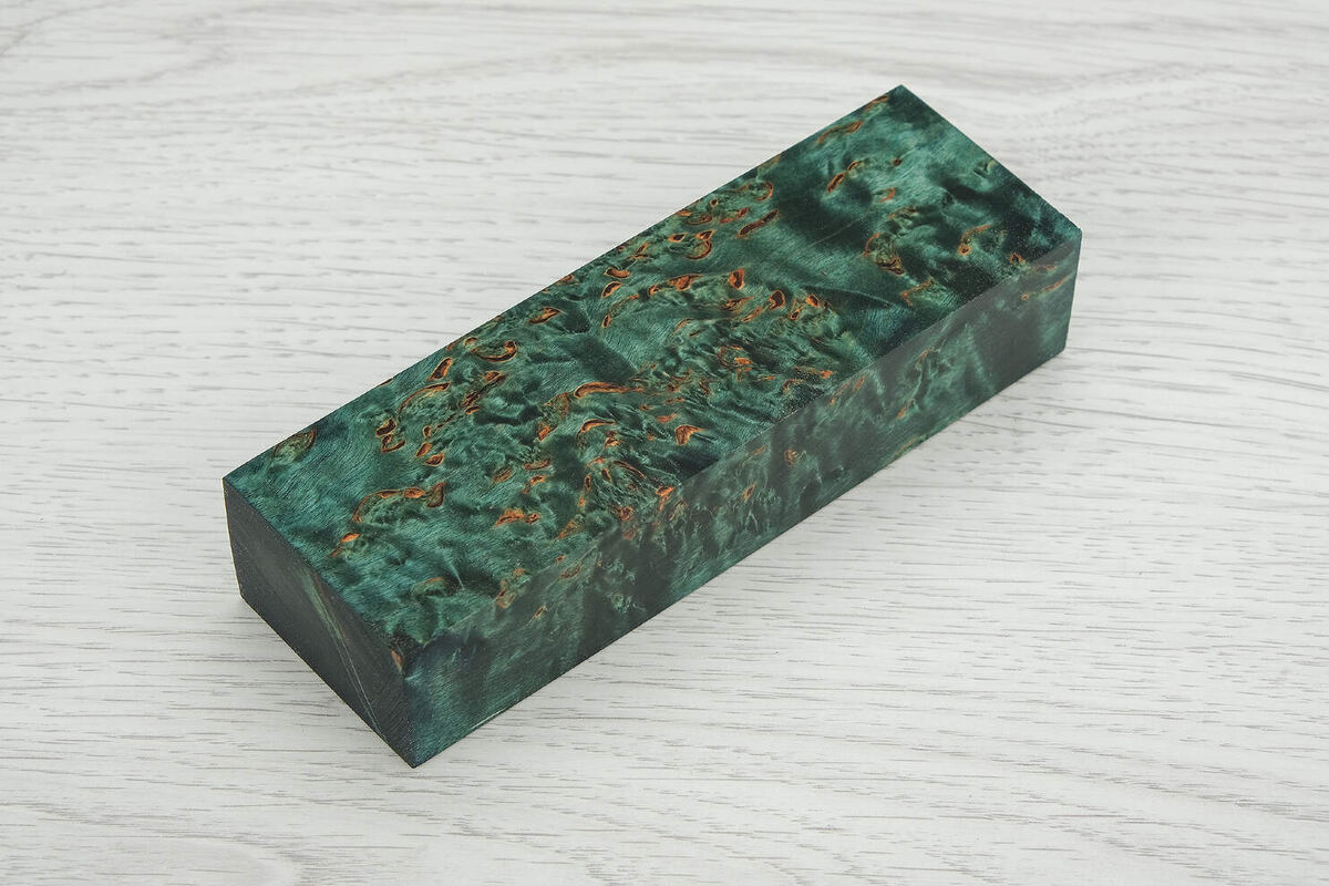 Брусок стабилизированной карельской березы