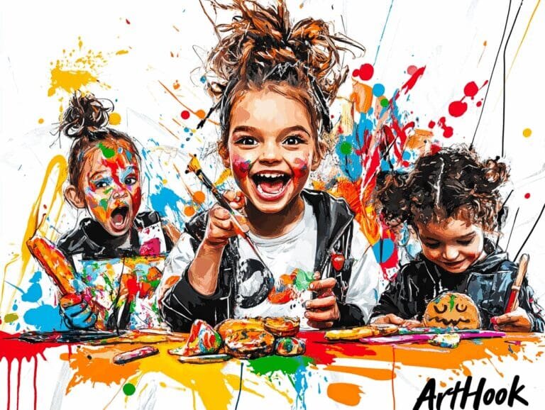    Как устроить незабываемый праздник для детей: 10 волшебных идей для творческих мастер-классов Art-Hook.Ru