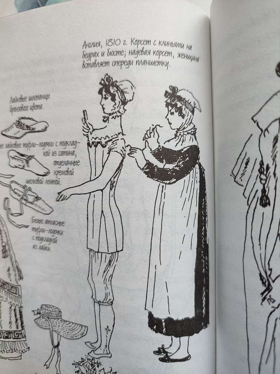 Рисунок из моей книги "История костюма 1200-2000" Джоан Нанн (М., 2003)