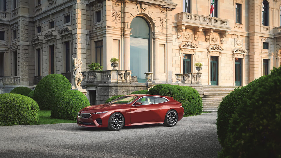 Вид в профиль демонстрирует главное отличие нынешнего концепта от прошлогоднего: у Skytop крыша накрывала лишь сиденья и была съемной, из двух частей. У Speedtop крыша несъемная, накрывает и салон, и багажник, переходя в третью дверь.📷Фото: BMW Group Clasic