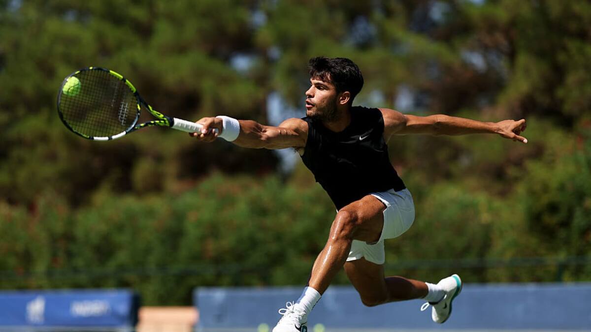 
Фото: 2025 Getty Images
Карлос Алькарас неплохо подготовился к турниру в Цинциннати