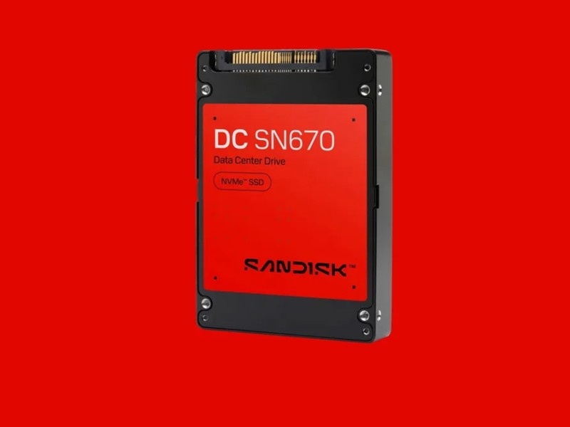    Sandisk анонсировала 256-терабайтный SSD с быстрой QLC-памятью