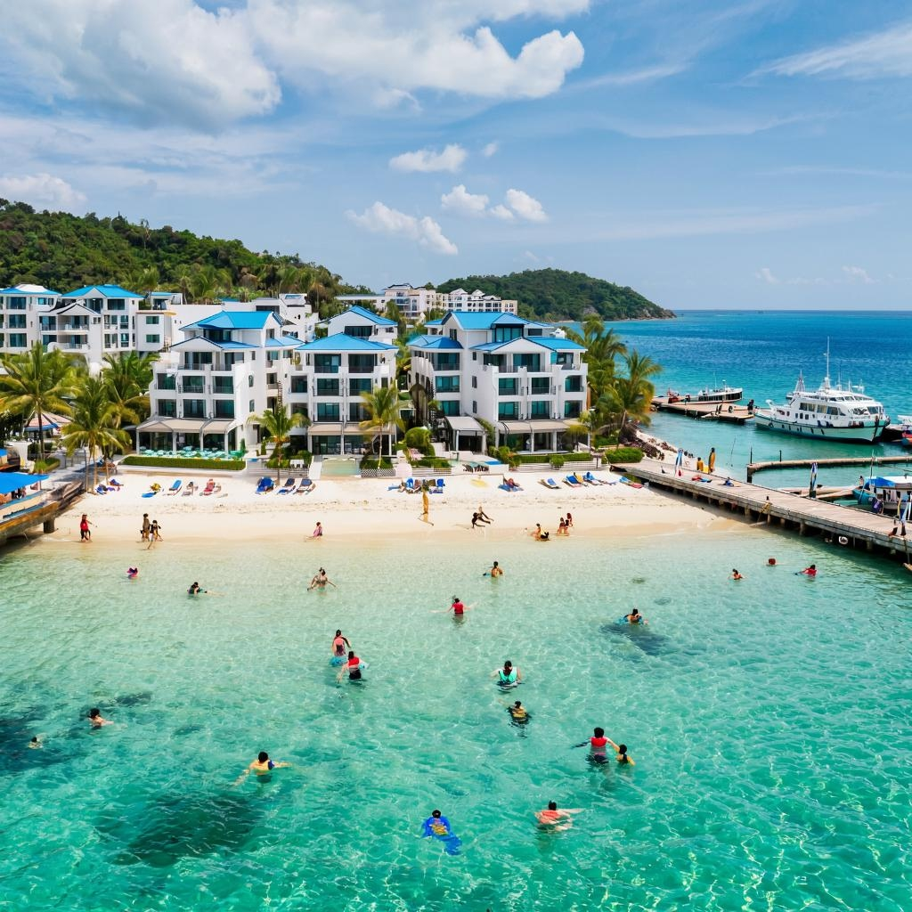 Фукуок 🌊 Пляжи мечты с белоснежным песком и прозрачнейшей бирюзовой водой.