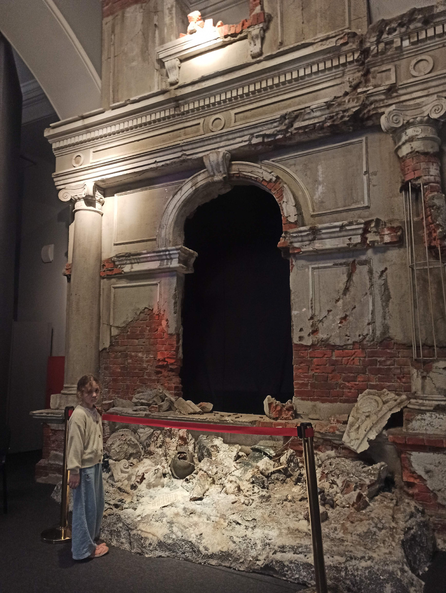 В музее Блокады Ленинграда