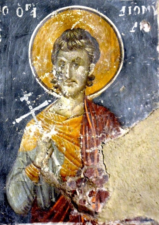 Святой мученик Диомид врач. 14 в. Салоники. Греция.
