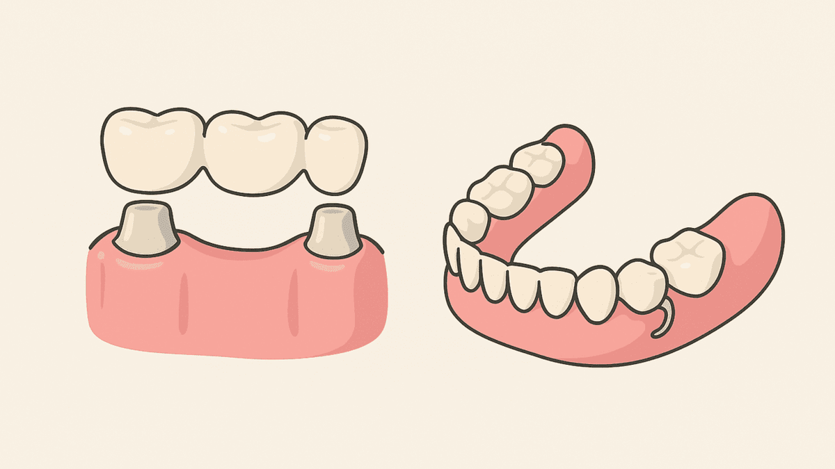 Мост или съемный зубной протез