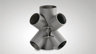 Пример соединения, изготовленного с помощью лазерного трубореза с опцией 3D-головы