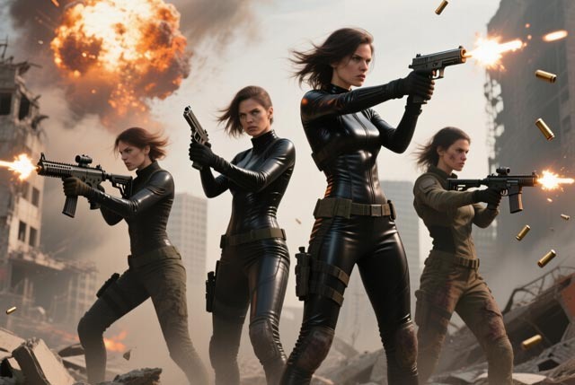 Ангелы на войне, уже на Земле