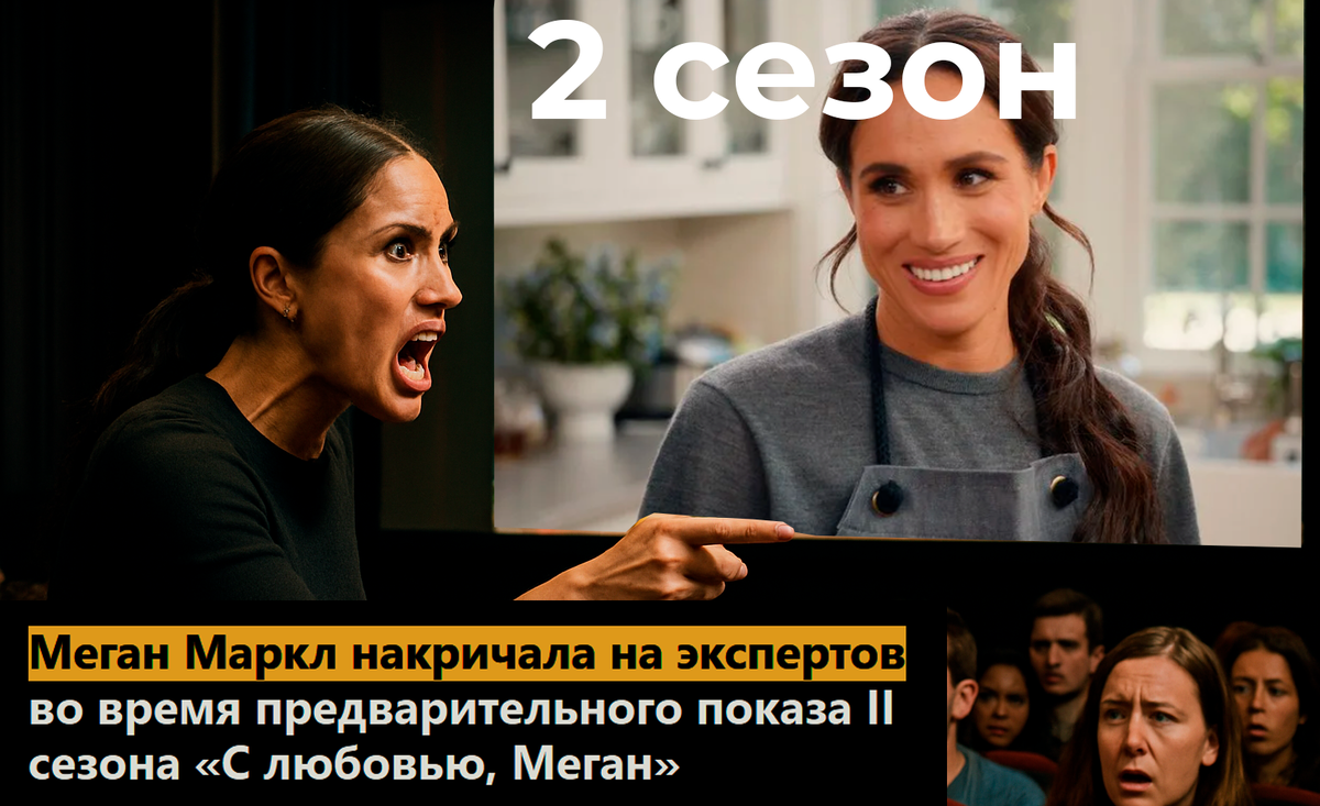 Меган Маркл накричала на экспертов во время предварительного показа II сезона «С любовью, Меган»