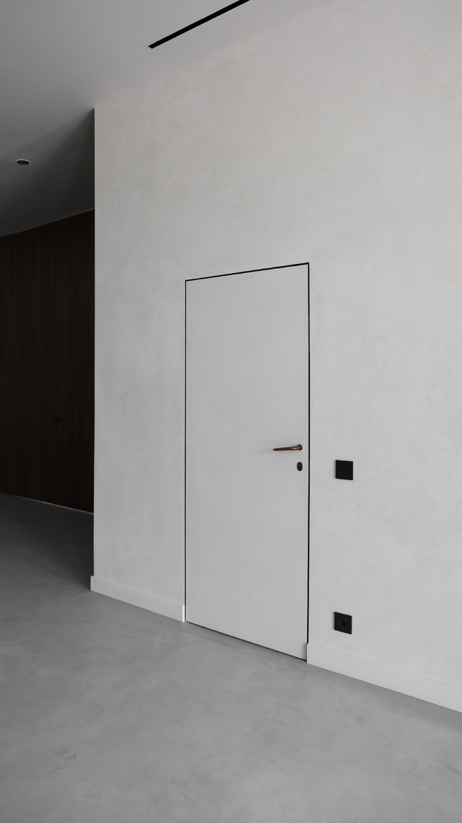 Скрытая дверь в проекте архитектора Александра Эрмана.