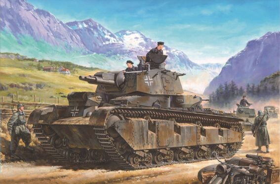 Танк Nb.Fz в Норвегии