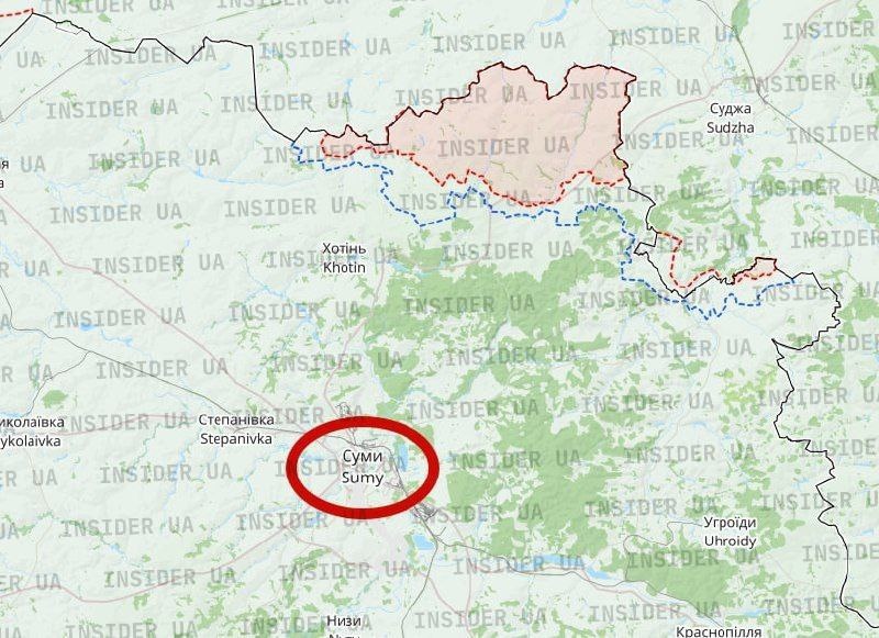    Карта СВО. Сумы готовят к круговой обороне.