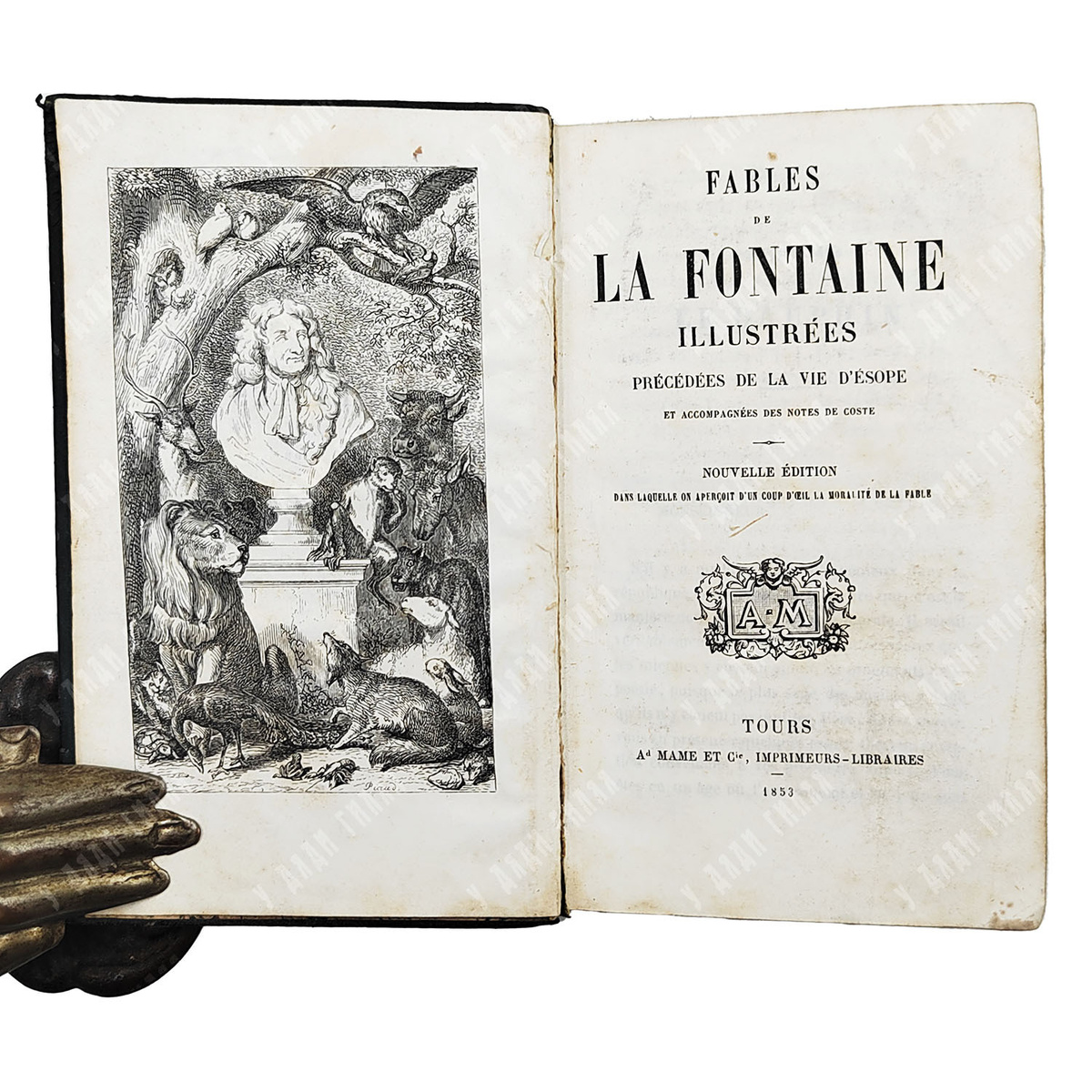 Jean de La Fontaine. Fables de La Fontaine / Жан де Лафонтен. Басни Лафонтена, 1853.