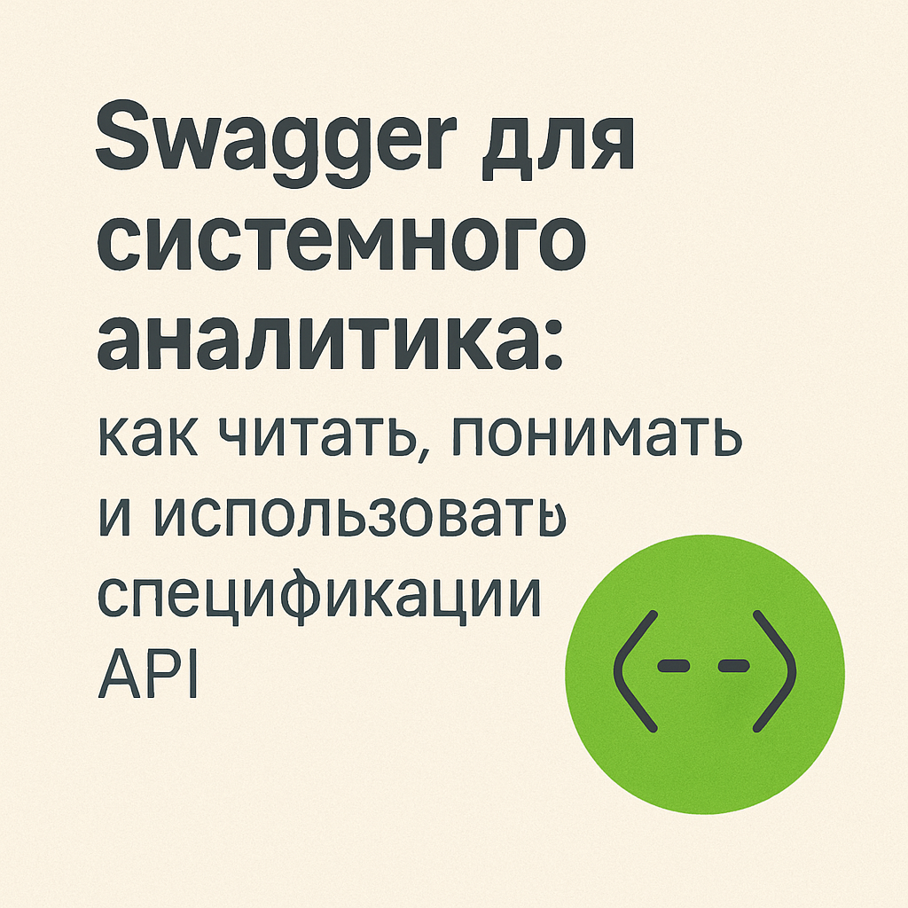 Swagger для системного аналитика: как читать, понимать и использовать спецификации API