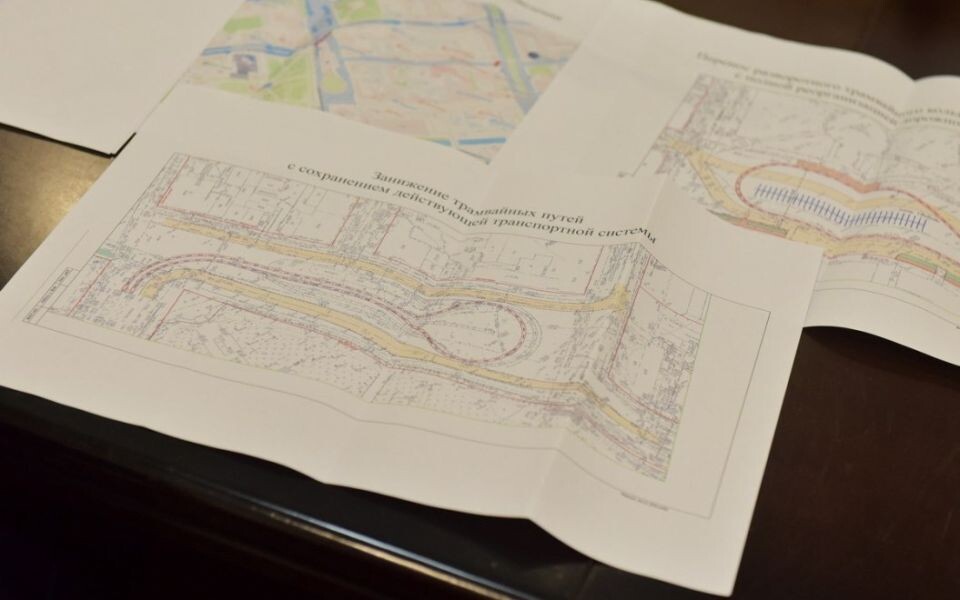    План разворотного кольца на площади Свободы в Барнауле