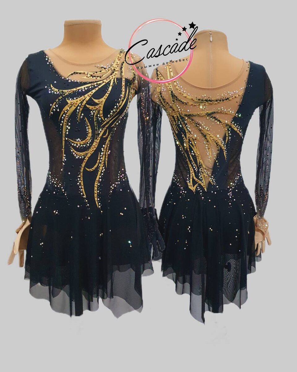 Аренда (прокат) платья для фигурного катания Лидия 