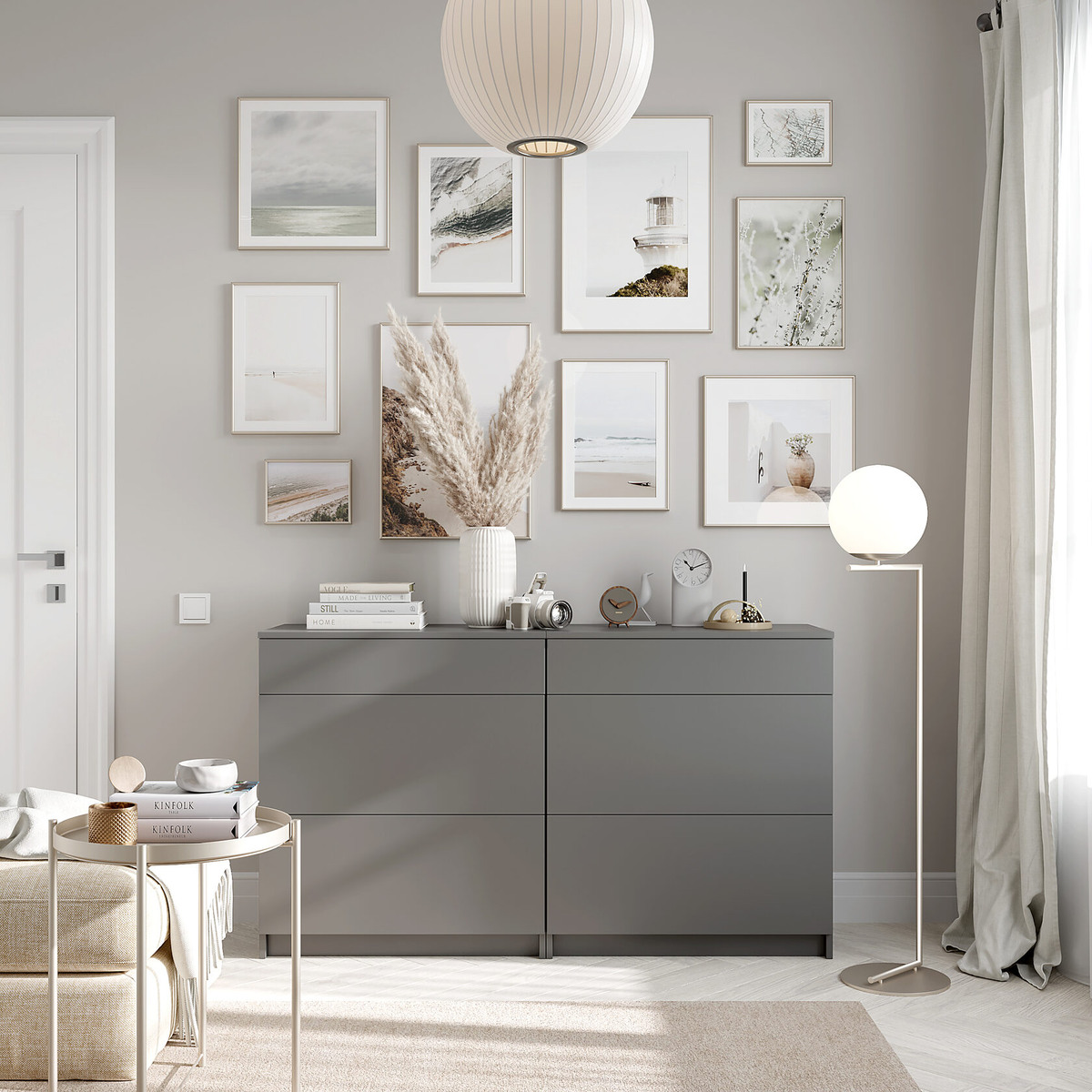 Комод с ящиками Base shifer - 096OZ     *Товар можно преобрести только на сайте Лагом Мебель*