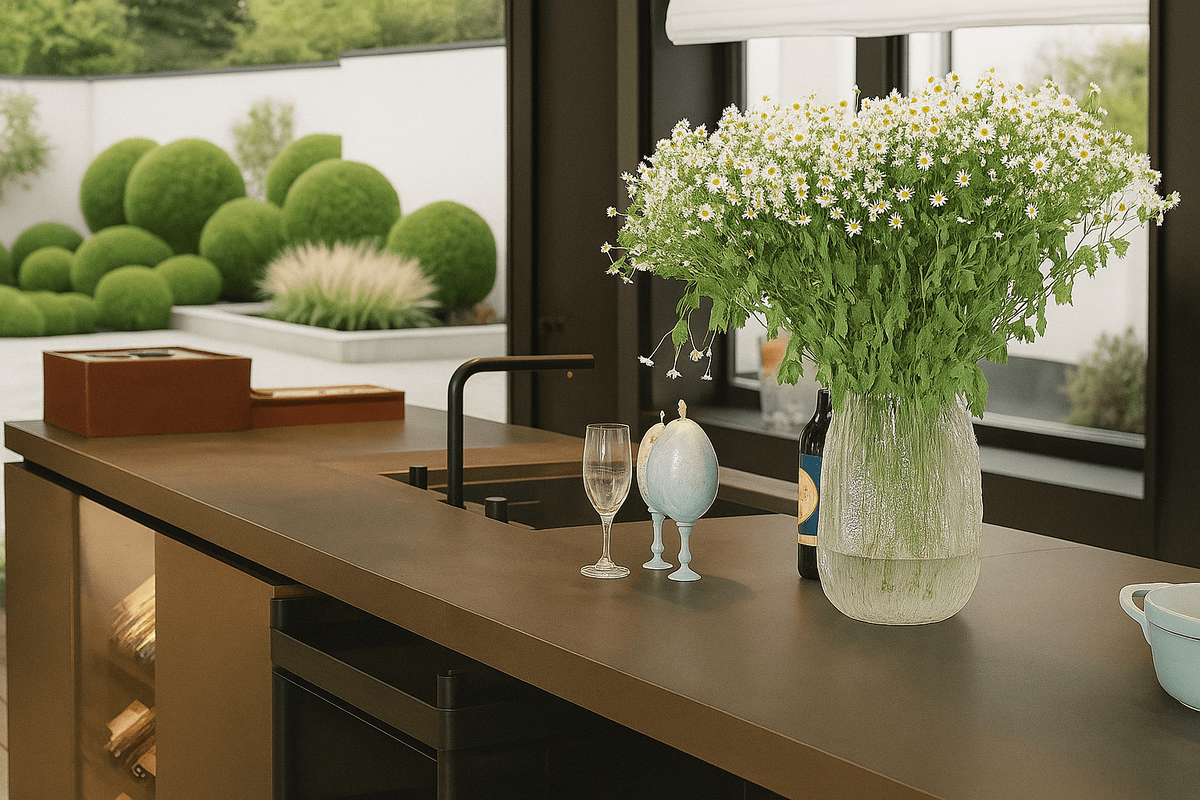 Уличная кухня как часть элитного ландшафта