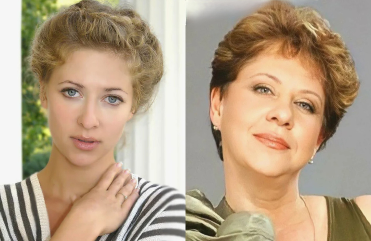 на фото Ольга Ефремова и её бабушка Ирина Мазурик 