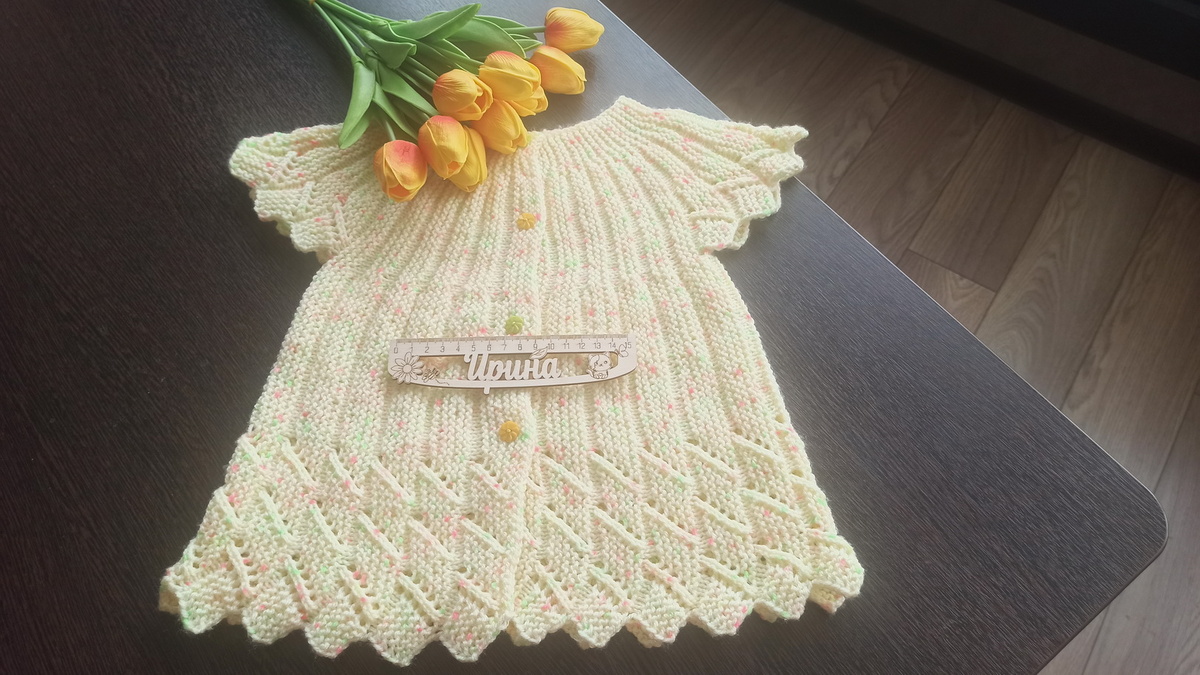 Детский жакетик спицами